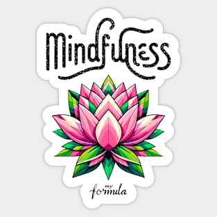 Mindfulness My Formula: Vibrant Lotus Bloom Sticker